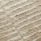 Artym Hand-Knotted Rayon Wool Area Rug Modern Minimalist Textured Style Carpet
