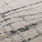 Wylla Round Rug Modern Abstract Textured Style Carpet A Soft & Comfortable Living Environment