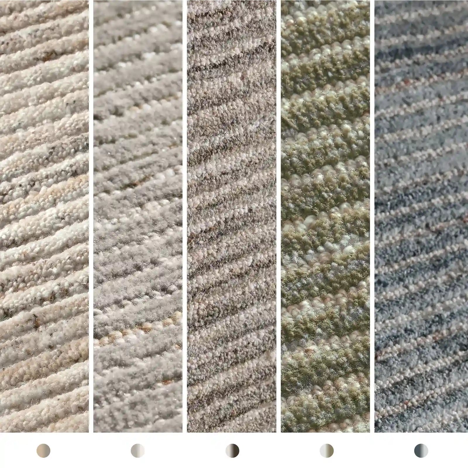 Orien Handgetufteter Performance-Teppich Einfacher, pflegeleichter und stilvoller Teppich Moderner, linear texturierter Performance-Stil