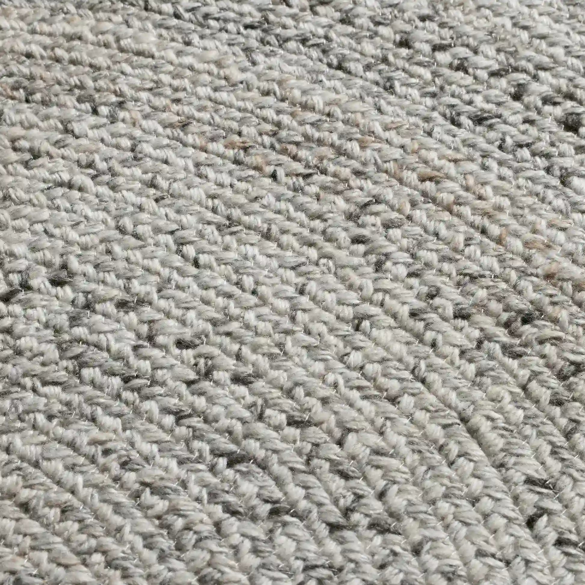 Sansa Handgetufteter runder Teppich Leistungsstark Entspannt Strapazierfähig & Vielseitig Moderner runder Teppich im Küstenstil mit Textur