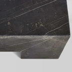 Brooklyn Rectangle Coffee Table wuth Black Marquina Marble Stone Sofa Center Tea Table