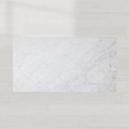 Cinzia Rectangle Stone Coffee Table with Natural Marble Top Plinth Base Sofa Center Tea Table
