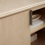 Caden Stone TV-Ständer mit Tischplatte, Medienkonsole, Beistellschrank, TV-Aufbewahrungseinheit, Holz-Sideboard