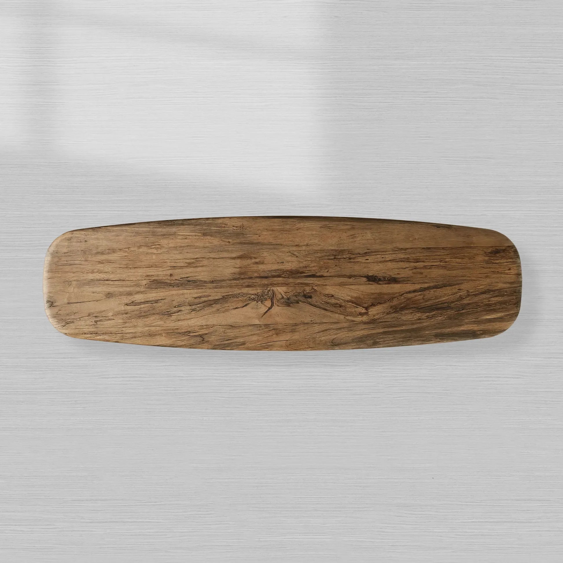 Soumaya Primavera Table console d'entrée Plateau en bois Piètement en acajou Style modernisme organique Table d'entrée