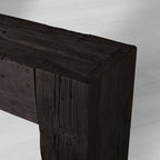 Ubud Wood Entrance Console Table Reclaimed Teak Wood Sidewalk Entrance Table