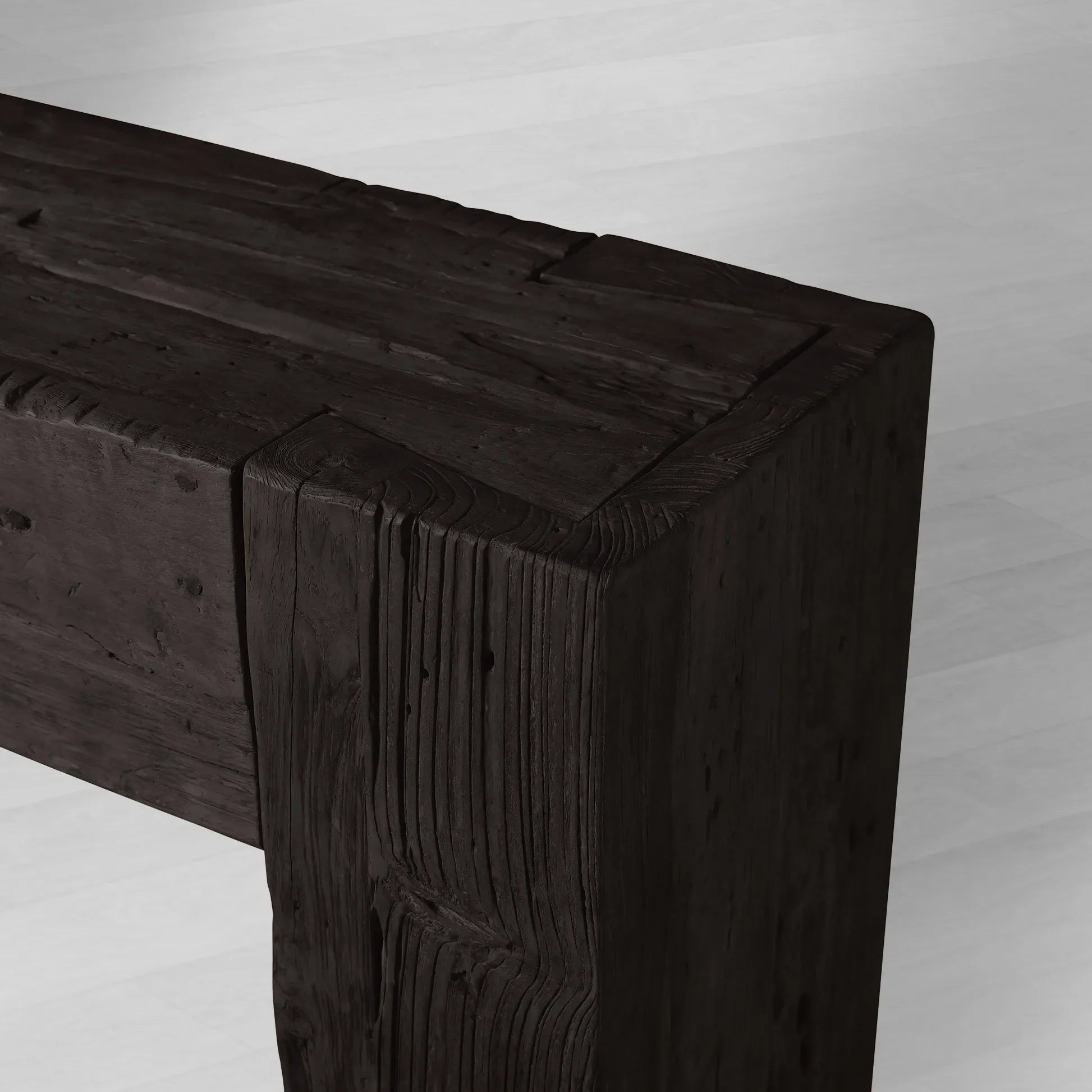 Ubud Wood Entrance Console Table Reclaimed Teak Wood Sidewalk Entrance Table