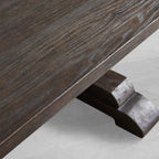 Kensington Expandable Solid Wood Dining Table with Dual Extensions Panel