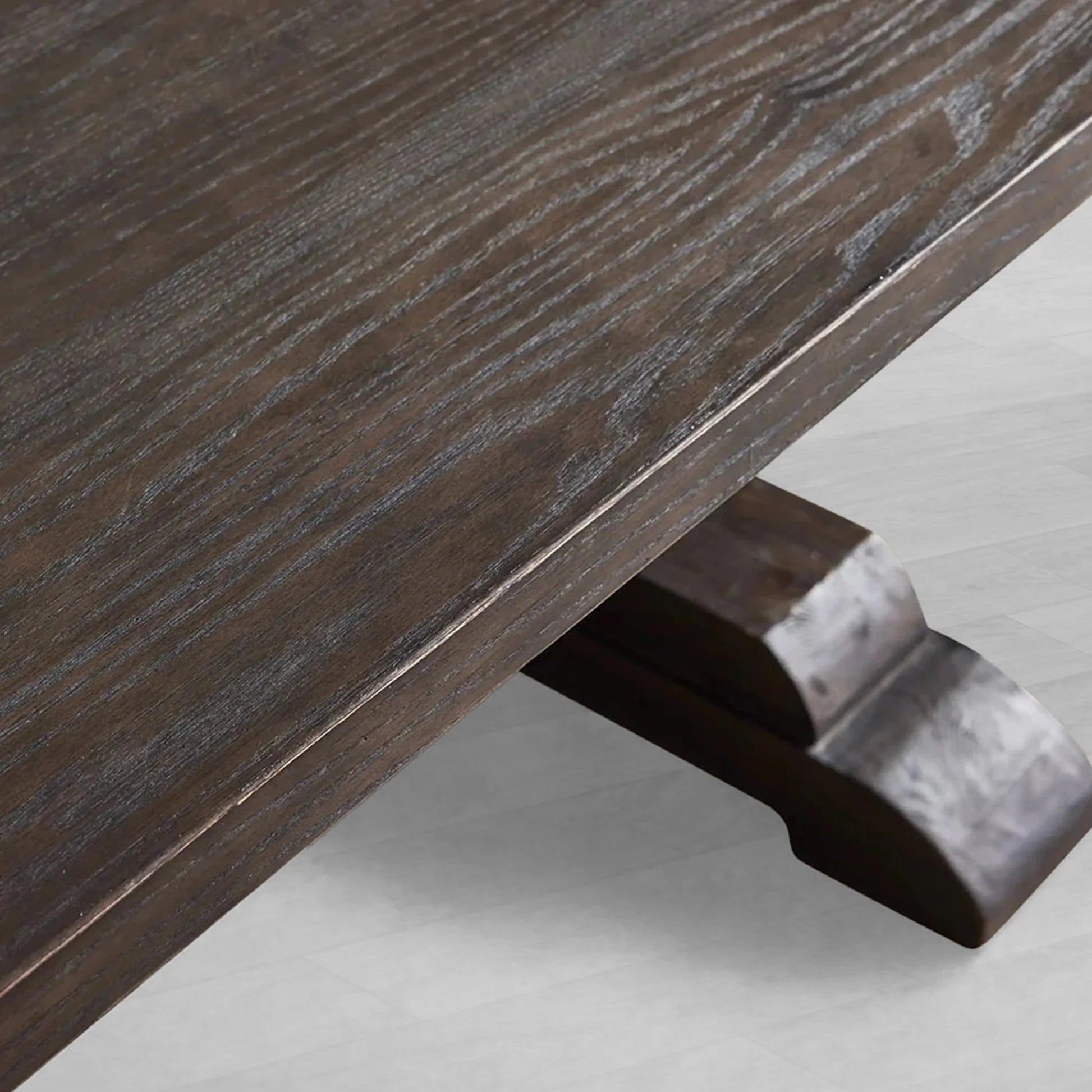 Kensington Expandable Solid Wood Dining Table with Dual Extensions Panel
