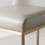 Bradley Steel Frame Dining Chair with Upholstered Modern Living Room Chairs