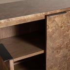 Corey Mappa Burl Wood Buffet Sideboard Country Living MediaTV Cabinet Entryways Storage Cabinet