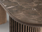 Aster Solid Oak Entryway Console Table Hallway Entrance Table Modern Style
