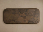 Pola Rectangular Wood Plinth Coffee Table Wabi-Sabi Style Living Room Center Tea Table