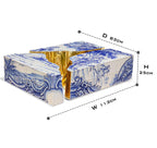 Luxury Coffee Table with Cracked Brass Sculptural Base & Smoked Glass Top