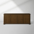 Warby Oak Sideboard, Anrichte, Aufbewahrungsschrank, Mokka, Medien-TV-Schrank, Holz, vier Türen, Eingangsbereichsschrank