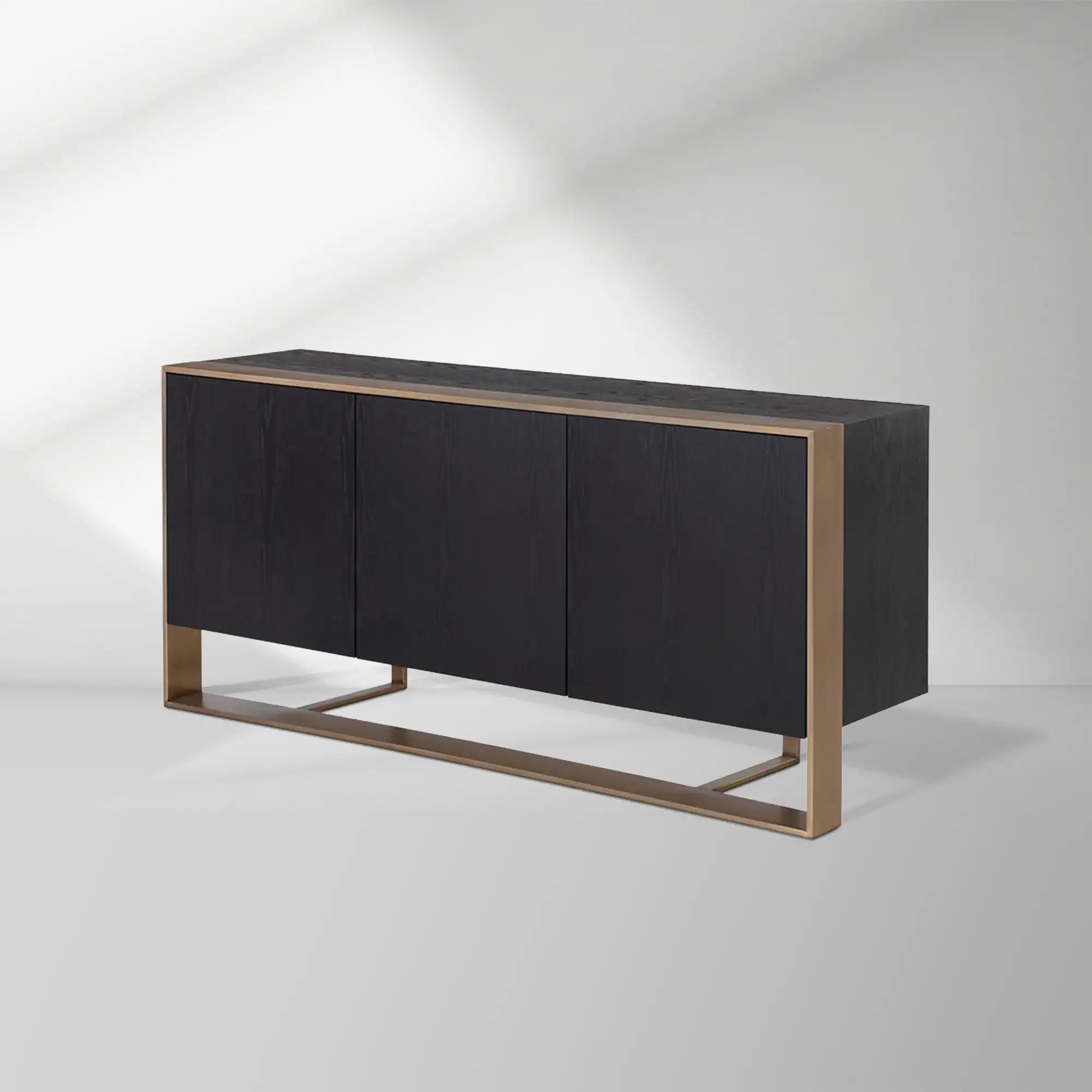 Dolton Wood Buffet Sideboard Stahlrahmen TV-Schränke Hut Garderobenschränke