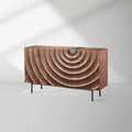 Lunara Water-Drop Ripple Buffet Sideboard Three-Door Entrance Cabinet