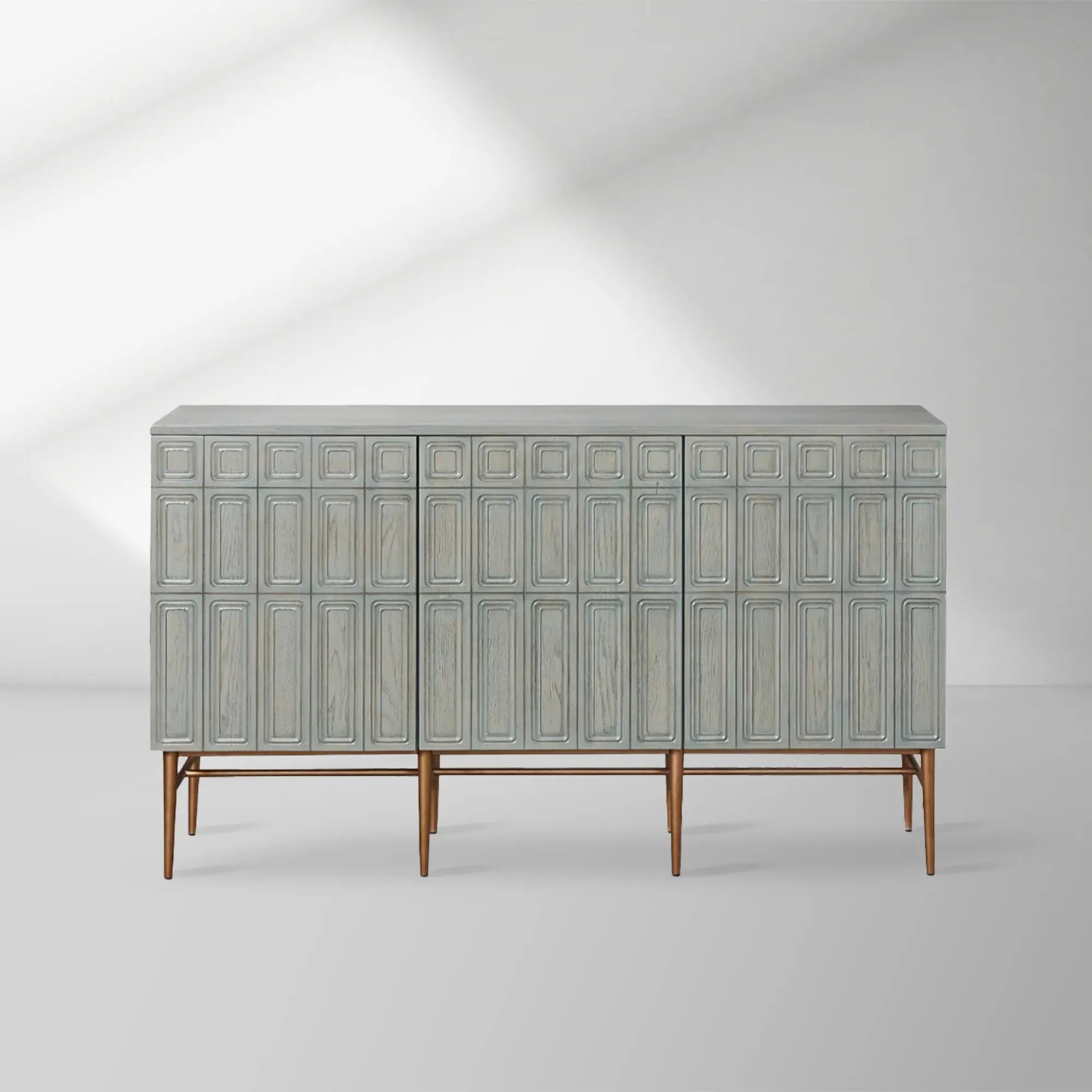 Buffets 3 portes Verdin en bois Meubles de télévision de salon Meubles de rangement d'entrée