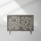 Divya Bone Inlay Buffet Sideboard Wood Entrance Storage Cabinet Luxury Living TV Cabinet