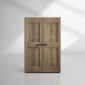 Turro Living Oak Tall Display Cabinets Wood Rustic File Cabinets Bookcases