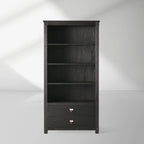 Telegraph Wood Office File Bookcase Distressed Tall Display Cabinets Sideboard