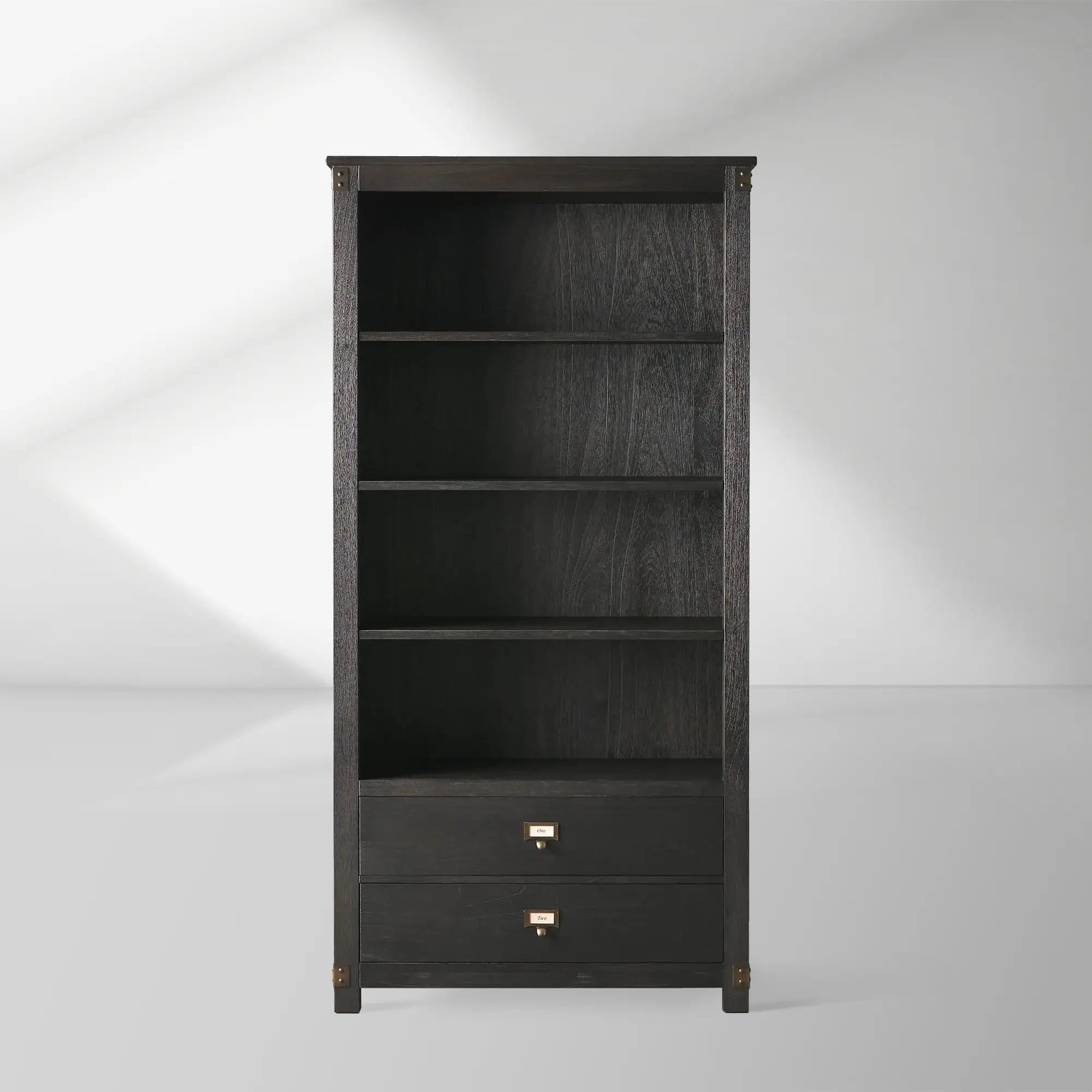 Telegraph Wood Office File Bookcase Distressed Tall Display Cabinets Sideboard