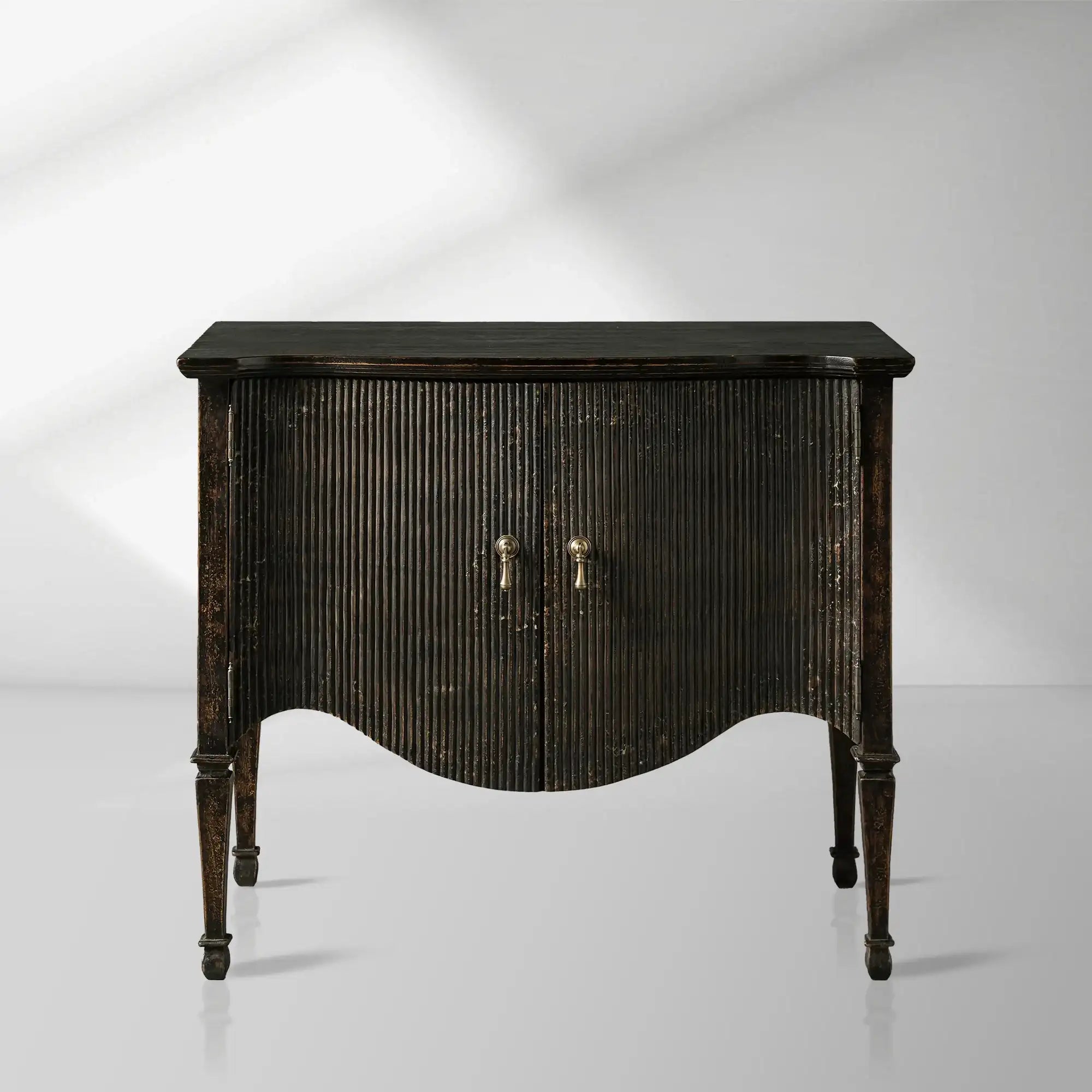 Conrad Birch Wood Hall Chest Sideboard Antique Entryway Buffet Cabinet Vintage Entrance Cabinet