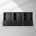 Tremont Large Living Tall Display Cabinets Wood Bookcases Office File Cabinet