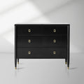Commode à six tiroirs Lavenir Wood, style français, minimalisme moderne, meuble de rangement pour entrée