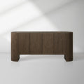 Flore Marmorplatte Buffet Sideboard Holz Eingänge Schrank Wohnzimmer Medienschrank TV-Schrank