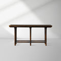 Console d'entrée Yasu en bois de pin, style rustique fermier pour couloir et entrée