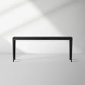 Park Ash Wood Entryway Console Table Minimalist Style Ebony Hallway Entrance Table