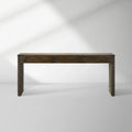 Kai Solid Reclaimed Pine Entryway Console Storage Table Vintage Style Hallway Entrance Table with Drawer