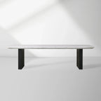Saint Germain Mix and Match Coffee Table with Marble Top & Clement Wood Base Living Room Center Tea Table Cocktail Table