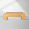 Paxton Oak Coffee Table with Solid Oak Wood Modern Style Living Room Center Tea Table Cocktail Table