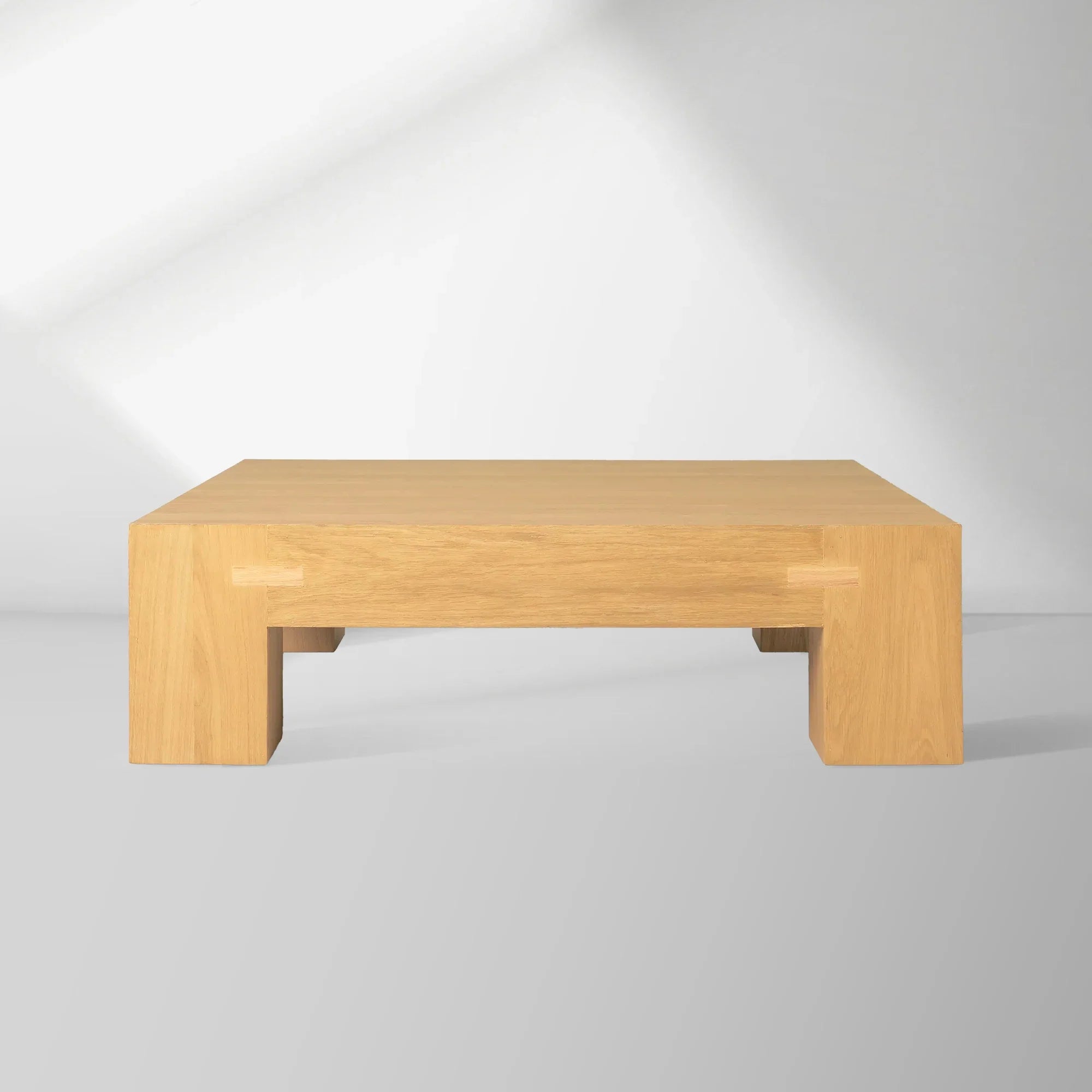 Paxton Oak Coffee Table with Solid Oak Wood Modern Style Living Room Center Tea Table Cocktail Table