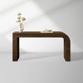 Pliego Guanacaste Wood Entryway Console Table Modern Minimalism Style Hallway Entrance Table