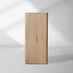 Hoher Aufbewahrungsschrank von Caden Wood, Vitrine aus Walnussholz, Esszimmerschrank, Eingangsbereich, Geschirrschrank