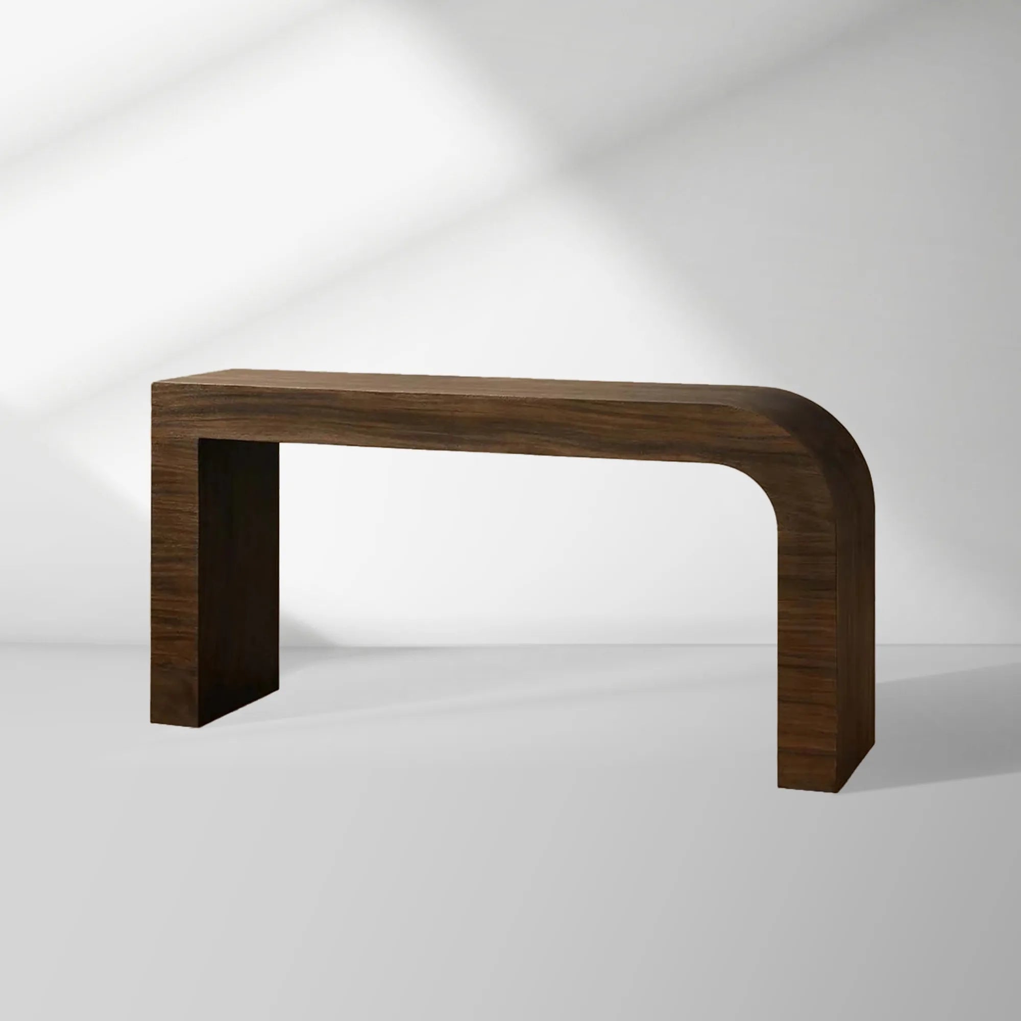 Pliego Guanacaste Wood Entryway Console Table Modern Minimalism Style Hallway Entrance Table