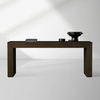 Sullivan Entryway Console Table Solid Oak Hallway Entrance Table Simple Modern Natural Style