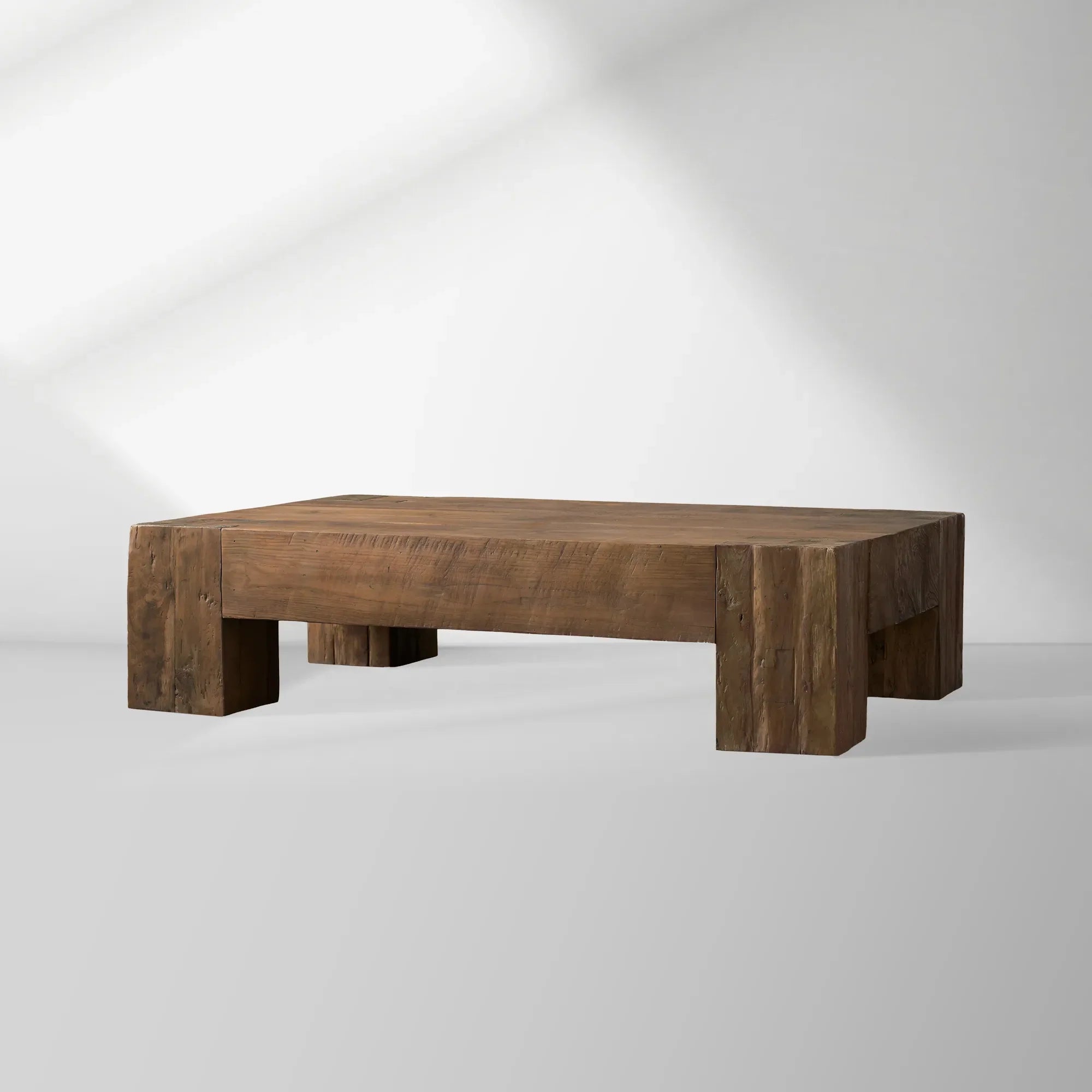 Ubud Reclaimed Teak Coffee Table Wood Living Room Center Tea Table Vintage Style