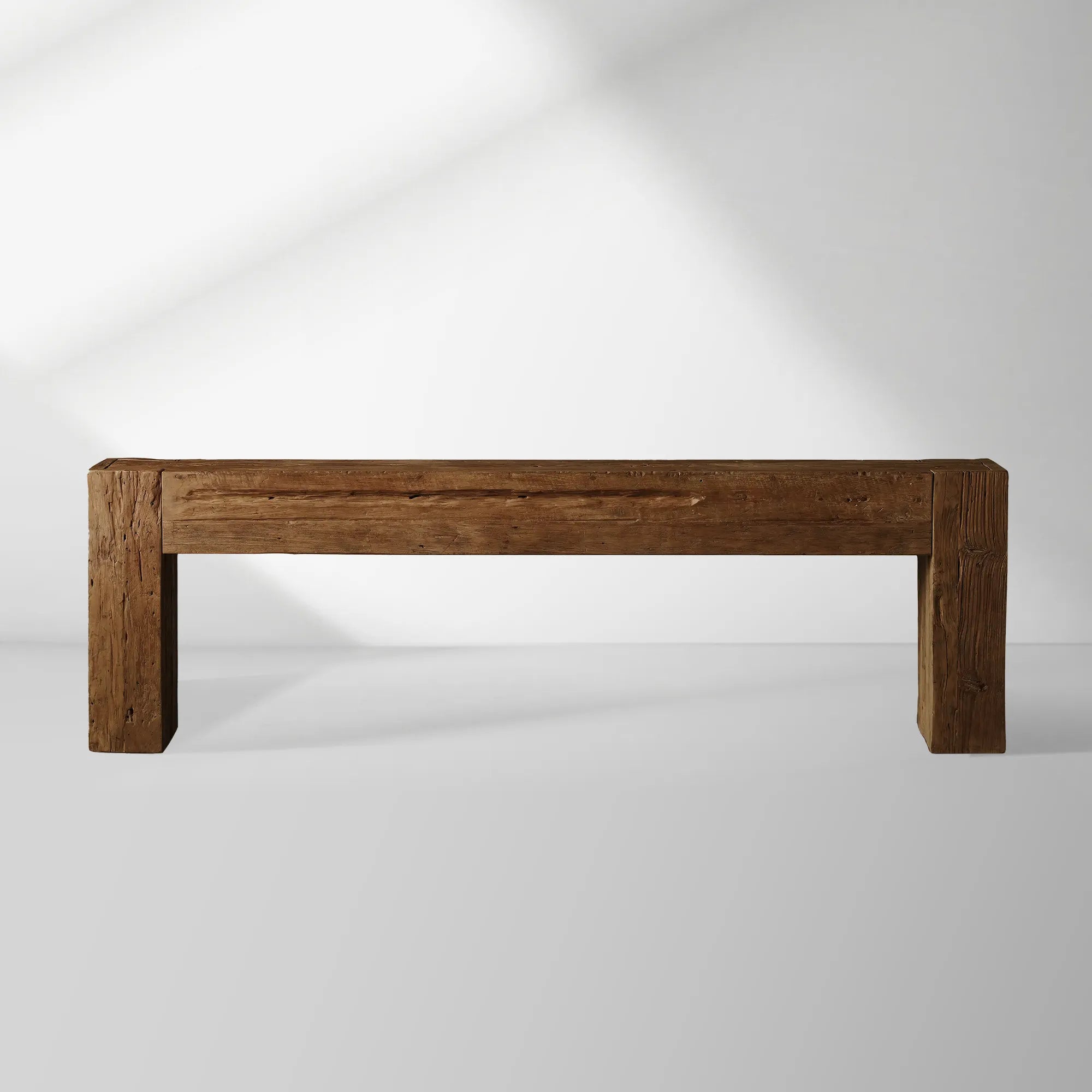 Ubud Wood Entrance Console Table Reclaimed Teak Wood Sidewalk Entrance Table