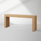 Sullivan Entryway Console Table Solid Oak Hallway Entrance Table Simple Modern Natural Style