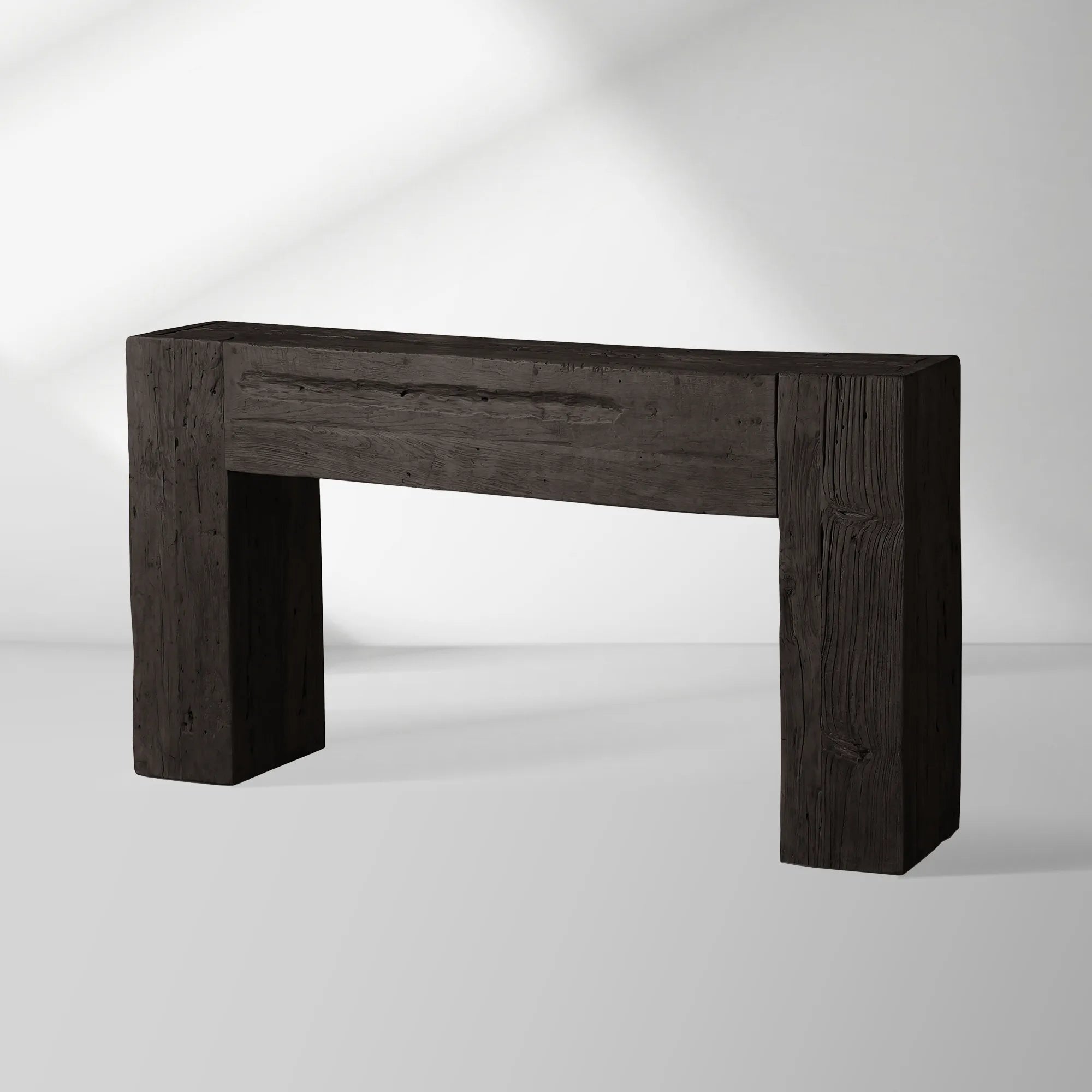Ubud Wood Entrance Console Table Reclaimed Teak Wood Sidewalk Entrance Table