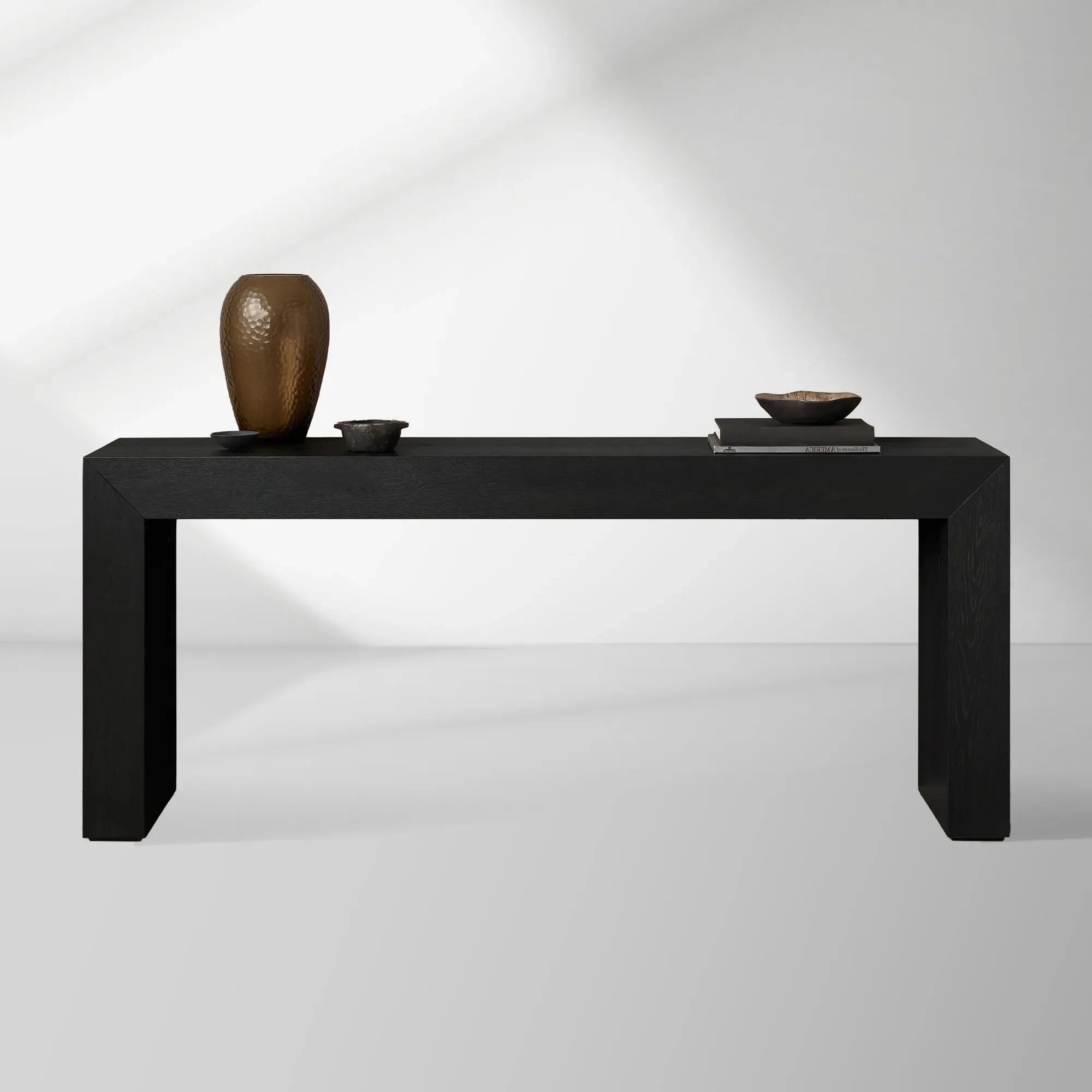 Sullivan Entryway Console Table Solid Oak Hallway Entrance Table Simple Modern Natural Style