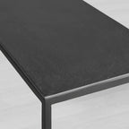 Kavali Metal Entryway Console Table Solid Iron Frame Hallway Entrance Table Elegant & Simple Style