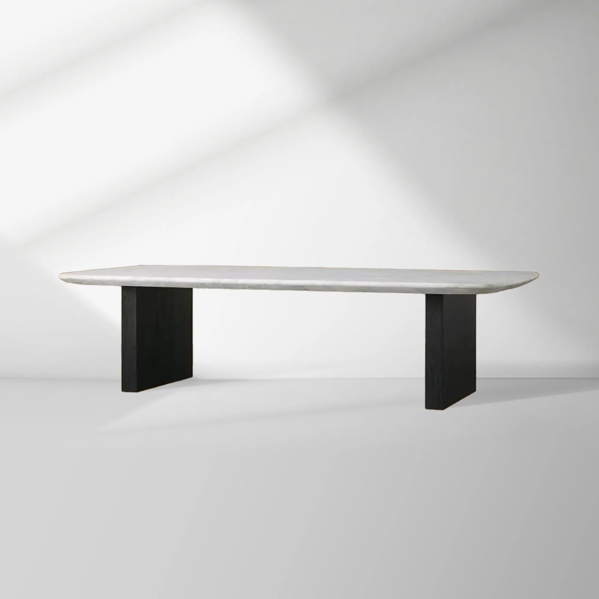 Saint Germain Mix and Match Coffee Table with Marble Top & Clement Wood Base Living Room Center Tea Table Cocktail Table