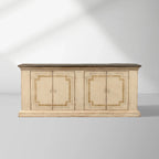 Oriana Bell’Arte Buffet Sideboard Wood Antique Entryways Two Drawers Cabinet