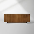 Sorin Reeded Design Buffet Sideboard Wood Entryways Cabinet Media TV Cabinet
