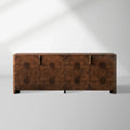 Morley Walnut Burl Buffet Sideboard Living Media TV Cabinet Wood Entryways Cabinet