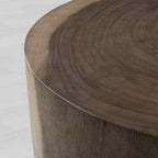Toluca Wood Coffee Table with Guanacaste Wood Veneers & Metal Base Cocktail Table Living Room Center Tea Table